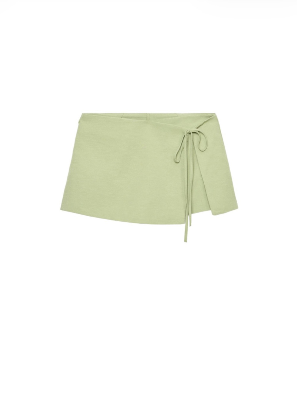 Tied Skort in Light Green
